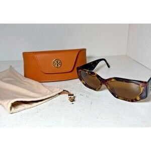 Ken eurich inspired Tory Burch Brown Frame Sunglasses with Gold Case Tory Burch Sunglasses Unboxing | Personal Style & Fashion  main image 4